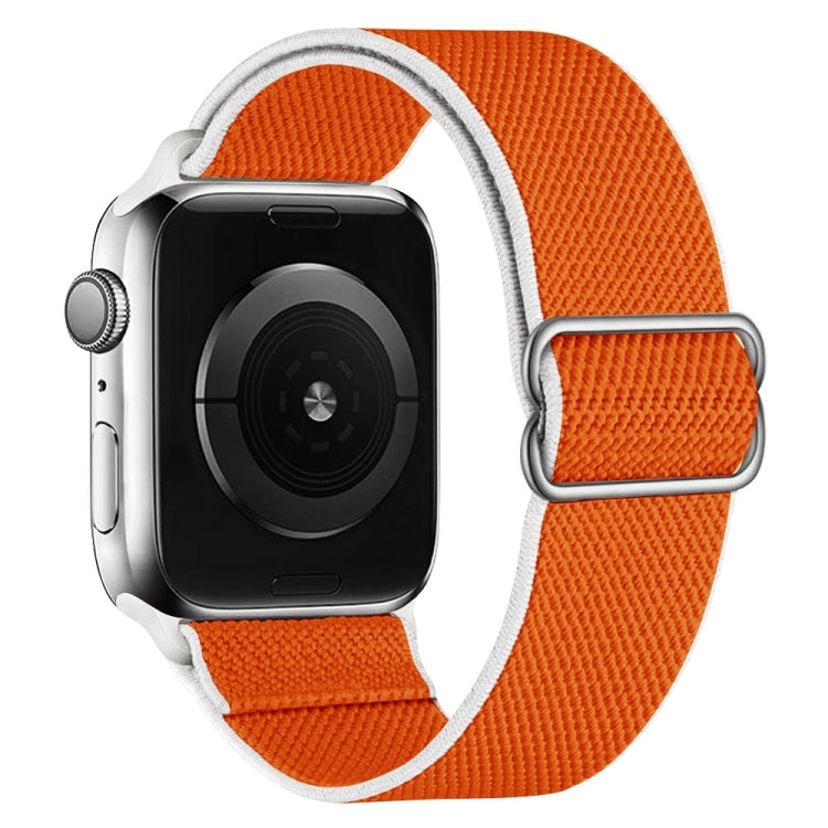 Cinturino di ricambio in nylon ad alta elasticità per la serie Apple Watch, 7 41mm / 6 & SE & 5 & 4 40mm / 3 & 2 & 1 38mm, 7 45mm / 6 & SE & 5 & 4 44mm / 3 & 2 & 1 42mm