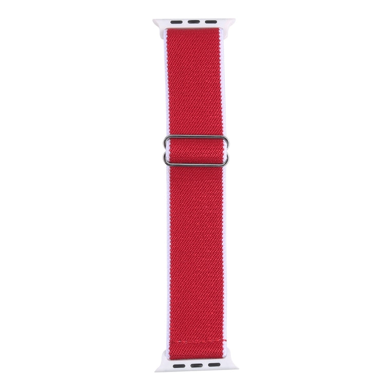 Cinturino di ricambio in nylon ad alta elasticità per la serie Apple Watch, 7 41mm / 6 & SE & 5 & 4 40mm / 3 & 2 & 1 38mm, 7 45mm / 6 & SE & 5 & 4 44mm / 3 & 2 & 1 42mm