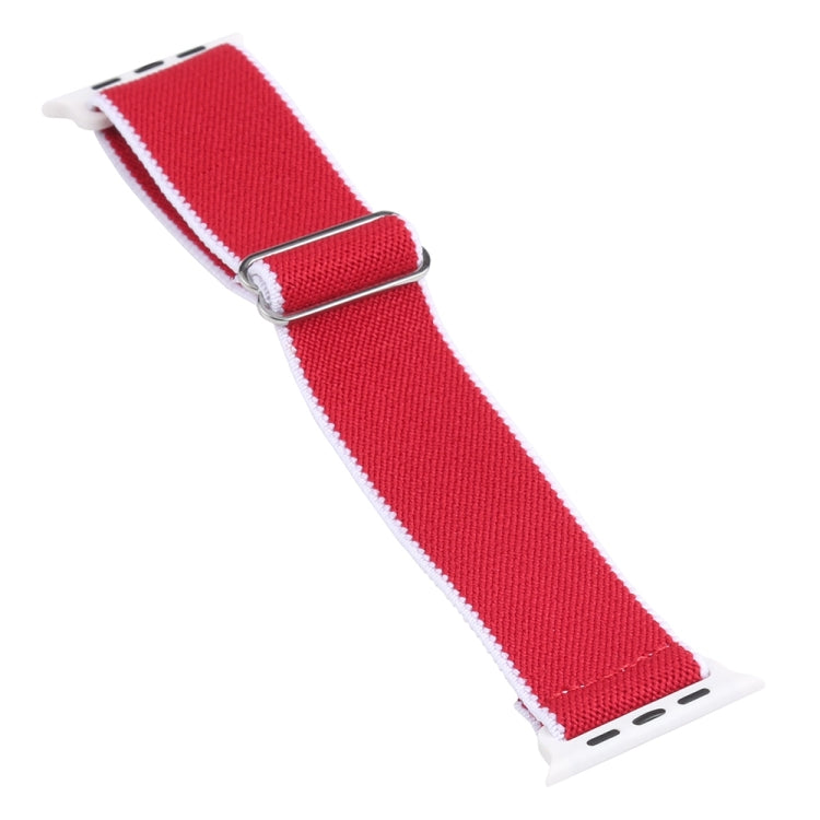 Cinturino di ricambio in nylon ad alta elasticità per la serie Apple Watch, 7 41mm / 6 & SE & 5 & 4 40mm / 3 & 2 & 1 38mm, 7 45mm / 6 & SE & 5 & 4 44mm / 3 & 2 & 1 42mm
