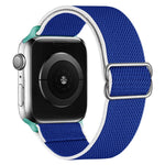 Cinturino di ricambio in nylon ad alta elasticità per la serie Apple Watch, 7 41mm / 6 & SE & 5 & 4 40mm / 3 & 2 & 1 38mm, 7 45mm / 6 & SE & 5 & 4 44mm / 3 & 2 & 1 42mm