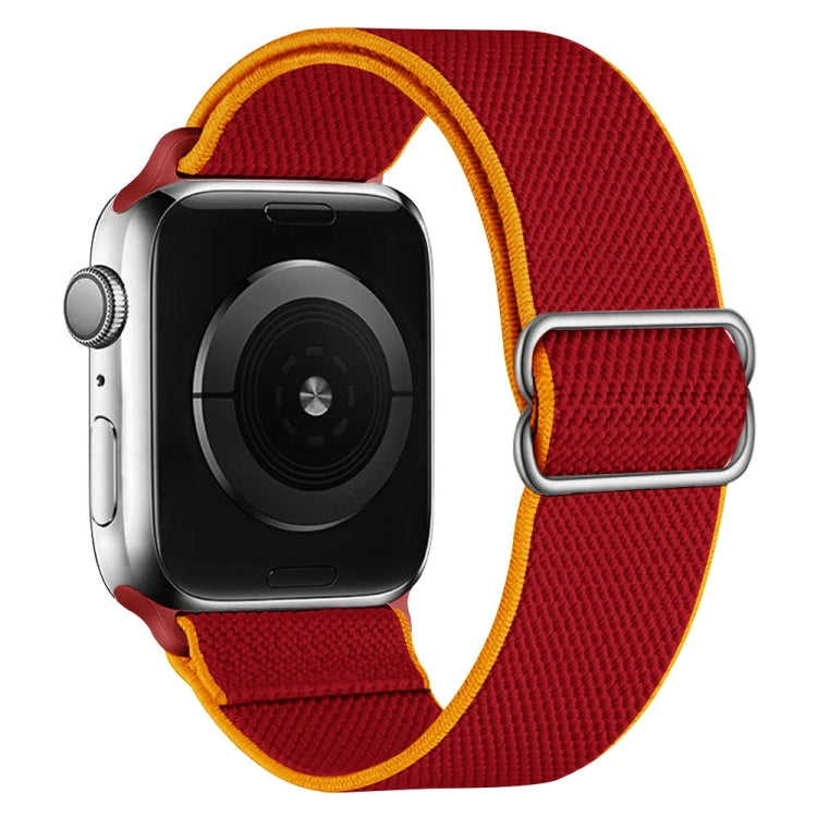 Cinturino di ricambio in nylon ad alta elasticità per la serie Apple Watch, 7 41mm / 6 & SE & 5 & 4 40mm / 3 & 2 & 1 38mm, 7 45mm / 6 & SE & 5 & 4 44mm / 3 & 2 & 1 42mm