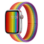 Cinturino di ricambio in nylon a giro singolo, misura: S 135 mm per Apple Watch Series 6 e SE e 5 e 4 40 mm / 3 e 2 e 1 38 mm, S 135mm 40mm / 38mm