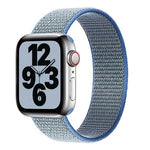Cinturino di ricambio in nylon a giro singolo, misura: S 135 mm per Apple Watch Series 6 e SE e 5 e 4 40 mm / 3 e 2 e 1 38 mm, S 135mm 40mm / 38mm