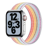 Cinturino di ricambio in nylon a giro singolo, misura: S 135 mm per Apple Watch Series 6 e SE e 5 e 4 40 mm / 3 e 2 e 1 38 mm, S 135mm 40mm / 38mm