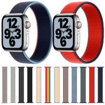 Cinturino di ricambio in nylon a giro singolo, misura: S 135 mm per Apple Watch Series 6 e SE e 5 e 4 40 mm / 3 e 2 e 1 38 mm, S 135mm 40mm / 38mm