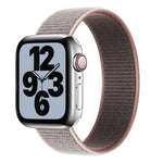 Cinturino di ricambio in nylon a giro singolo, misura: M 155 mm per Apple Watch Series 6 e SE e 5 e 4 44 mm / 3 e 2 e 1 42 mm, M 155mm 44mm / 42mm