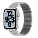 Cinturino di ricambio in nylon a giro singolo, misura: M 155 mm per Apple Watch Series 6 e SE e 5 e 4 44 mm / 3 e 2 e 1 42 mm, M 155mm 44mm / 42mm