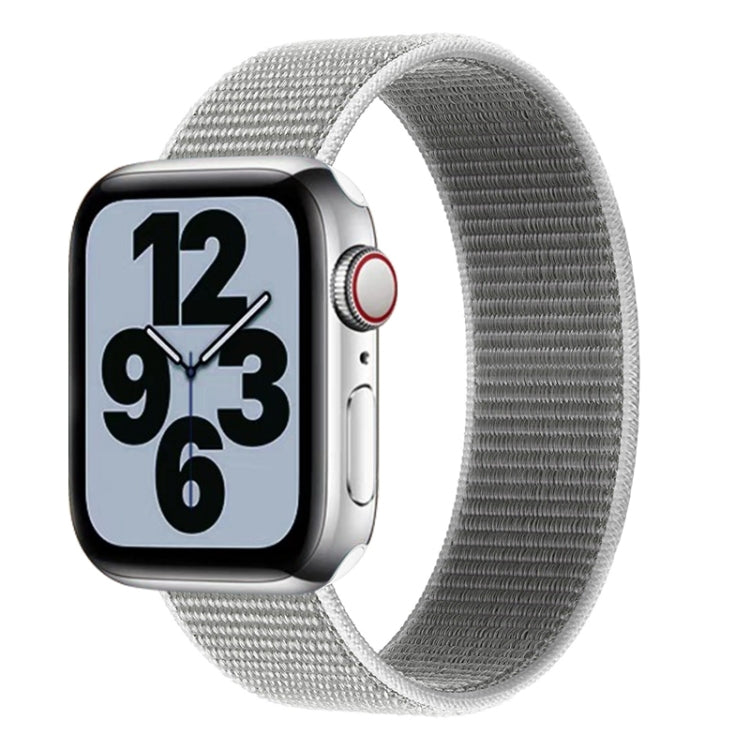 Cinturino di ricambio in nylon a giro singolo, misura: M 155 mm per Apple Watch Series 6 e SE e 5 e 4 44 mm / 3 e 2 e 1 42 mm, M 155mm 44mm / 42mm