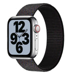 Cinturino di ricambio in nylon a giro singolo, misura: M 155 mm per Apple Watch Series 6 e SE e 5 e 4 44 mm / 3 e 2 e 1 42 mm, M 155mm 44mm / 42mm