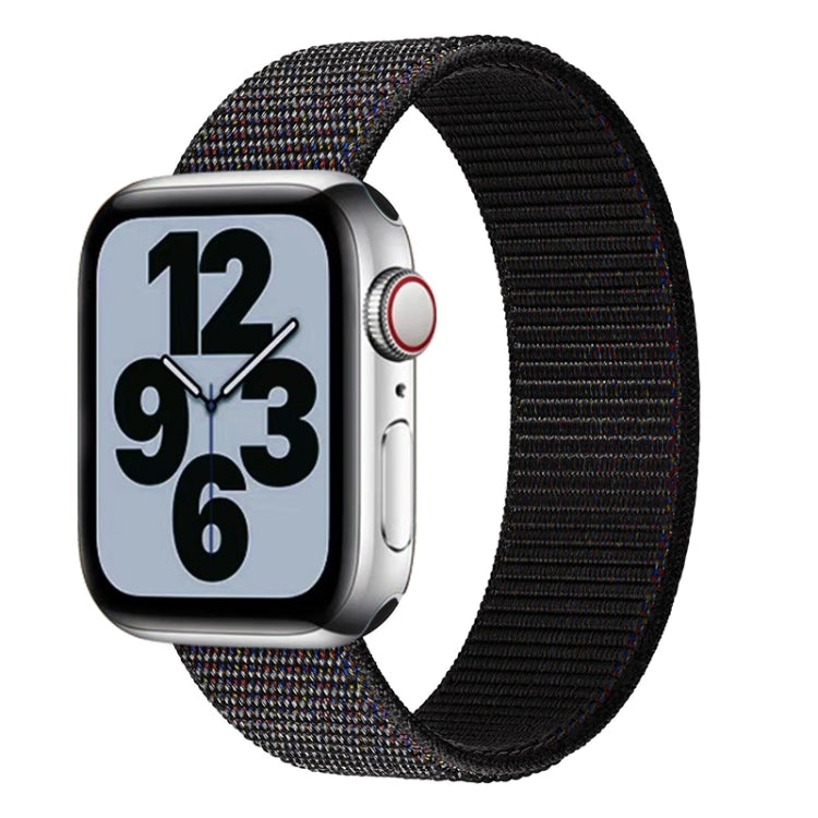 Cinturino di ricambio in nylon a giro singolo, misura: M 155 mm per Apple Watch Series 6 e SE e 5 e 4 44 mm / 3 e 2 e 1 42 mm, M 155mm 44mm / 42mm