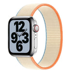 Cinturino di ricambio in nylon a giro singolo, misura: M 155 mm per Apple Watch Series 6 e SE e 5 e 4 44 mm / 3 e 2 e 1 42 mm, M 155mm 44mm / 42mm