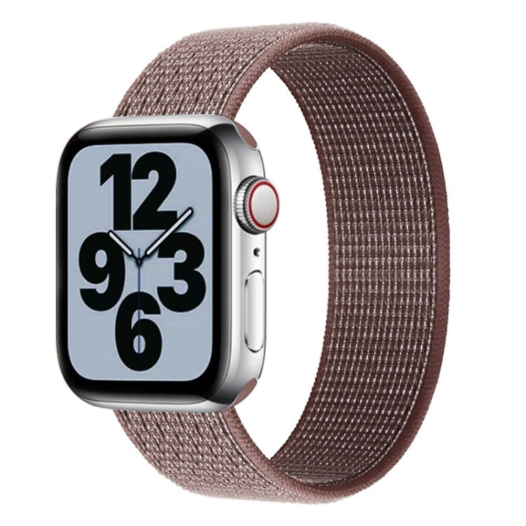 Cinturino di ricambio in nylon a giro singolo, misura: M 155 mm per Apple Watch Series 6 e SE e 5 e 4 44 mm / 3 e 2 e 1 42 mm, M 155mm 44mm / 42mm