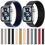 Cinturino di ricambio in nylon a giro singolo, misura: L 165 mm per Apple Watch Series 6 e SE e 5 e 4 44 mm / 3 e 2 e 1 42 mm, L 165mm 44mm / 42mm