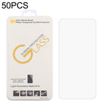 50 pellicole in vetro temperato da 0,26 mm 9H 2,5D, For Nokia C01 Plus (50 PCS), For AGM X5 (50 PCS), For Nokia XR20 (50 PCS), For Blackview BL5000 Dual (50 PCS), For CAT S42 H+ (50 PCS), For Cubot Max 3 (50 PCS), For Doogee V10 5G (50 PCS)