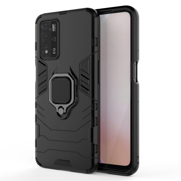 Custodia protettiva antiurto per PC + TPU con supporto per anello magnetico, For OPPO A93s 5G