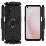 Custodia protettiva antiurto per PC + TPU con supporto per anello magnetico, For OPPO A93s 5G