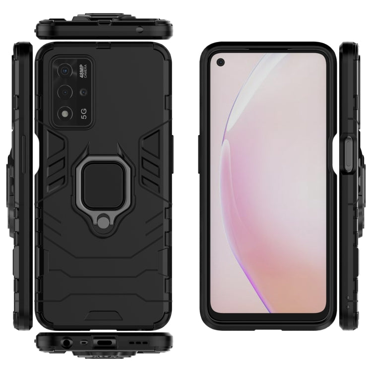 Custodia protettiva antiurto per PC + TPU con supporto per anello magnetico, For OPPO A93s 5G