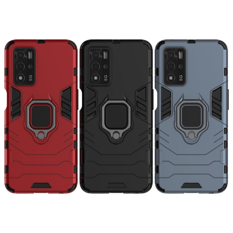 Custodia protettiva antiurto per PC + TPU con supporto per anello magnetico, For OPPO A93s 5G