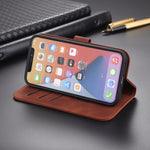Custodia portafoglio in pelle con slot carte per iPhone 13 e 13 M
