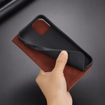 Custodia portafoglio in pelle con slot carte per iPhone 13 e 13 M