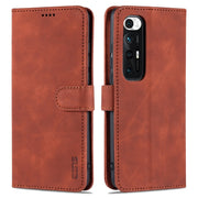 AZNS Skin Feel Calf Texture Custodia in pelle con apertura orizzontale con slot per carte, supporto e portafoglio, For Xiaomi Mi 10S, For OPPO A16