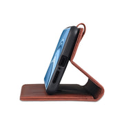 AZNS Skin Feel Calf Texture Custodia in pelle con apertura orizzontale con slot per carte, supporto e portafoglio, For Xiaomi Mi 10S, For OPPO A16