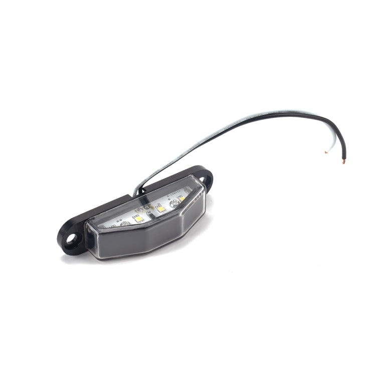 Luce targa triangolare per rimorchio / camper / camion 10-30V 4LED, A4067