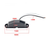 Luce targa triangolare per rimorchio / camper / camion 10-30V 4LED, A4067