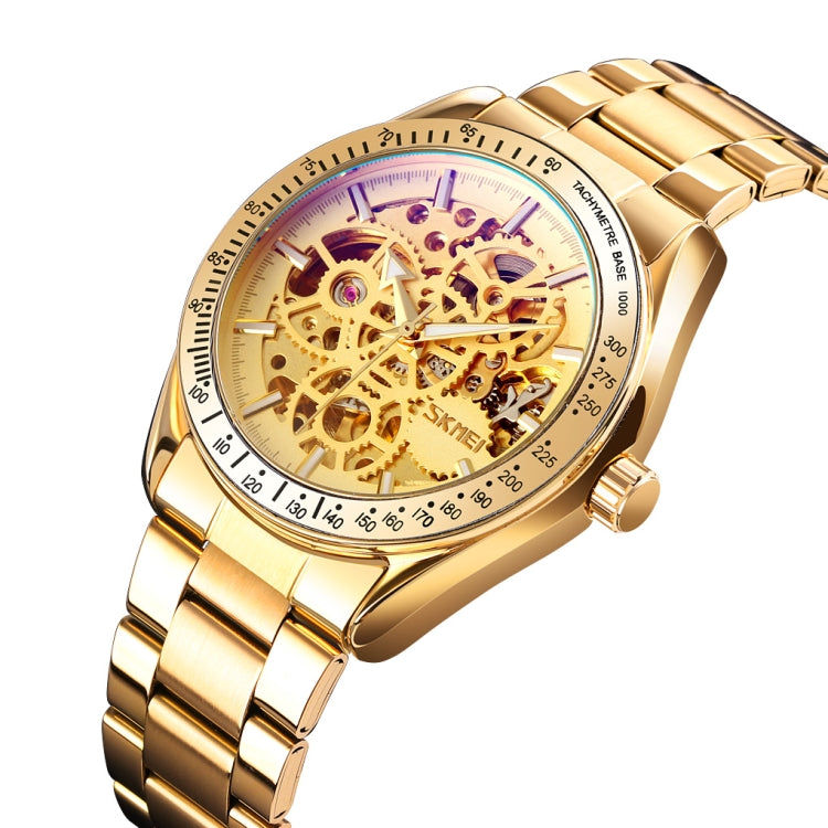 SKMEI 9194 Orologio meccanico automatico con quadrante meccanico da uomo