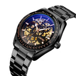 SKMEI 9194 Orologio meccanico automatico con quadrante meccanico da uomo