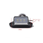 A5662 Camion rimorchio camion 12V 3LED luce targa luce posteriore, A5662