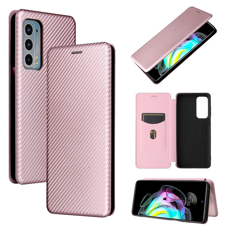 Struttura in fibra di carbonio Flip orizzontale magnetico Custodia in pelle TPU + PC + PU con slot per schede, For Motorola Edge 20, For Samsung Galaxy Z Fold3 5G, For OnePlus Nord 2 5G