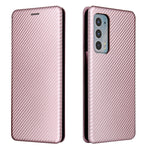 Struttura in fibra di carbonio Flip orizzontale magnetico Custodia in pelle TPU + PC + PU con slot per schede, For Motorola Edge 20, For Samsung Galaxy Z Fold3 5G, For OnePlus Nord 2 5G