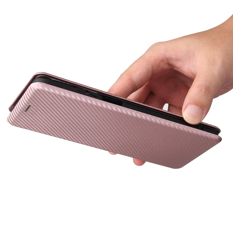 Struttura in fibra di carbonio Flip orizzontale magnetico Custodia in pelle TPU + PC + PU con slot per schede, For Motorola Edge 20, For Samsung Galaxy Z Fold3 5G, For OnePlus Nord 2 5G