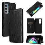 Struttura in fibra di carbonio Flip orizzontale magnetico Custodia in pelle TPU + PC + PU con slot per schede, For Motorola Edge 20, For Samsung Galaxy Z Fold3 5G, For OnePlus Nord 2 5G