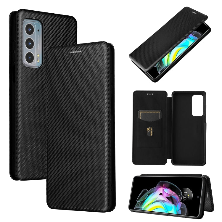 Struttura in fibra di carbonio Flip orizzontale magnetico Custodia in pelle TPU + PC + PU con slot per schede, For Motorola Edge 20, For Samsung Galaxy Z Fold3 5G, For OnePlus Nord 2 5G