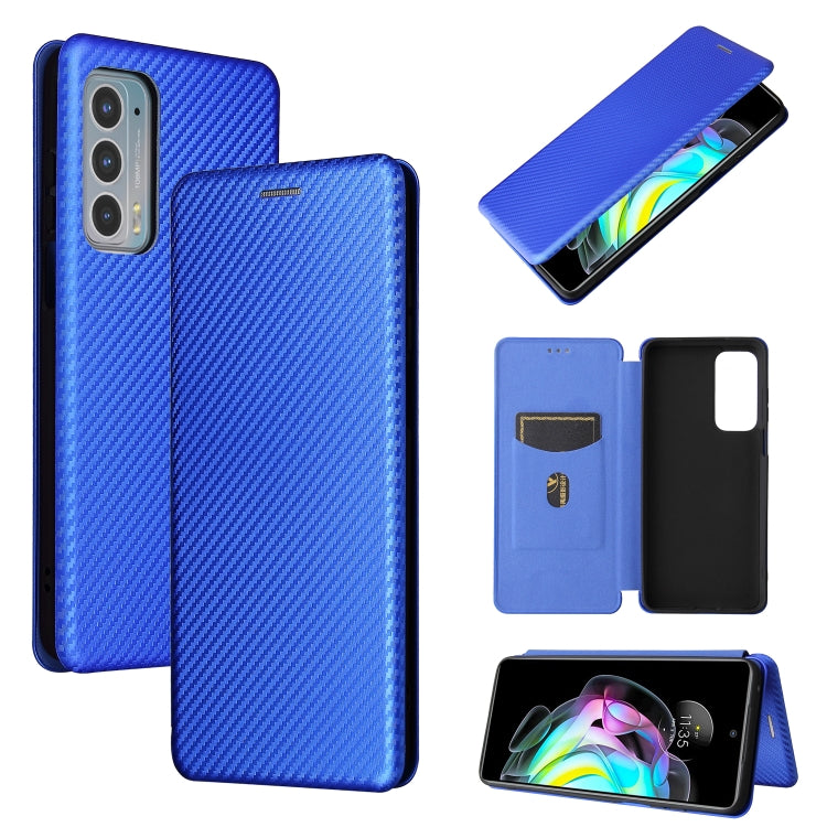Struttura in fibra di carbonio Flip orizzontale magnetico Custodia in pelle TPU + PC + PU con slot per schede, For Motorola Edge 20, For Samsung Galaxy Z Fold3 5G, For OnePlus Nord 2 5G