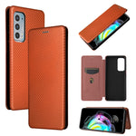 Struttura in fibra di carbonio Flip orizzontale magnetico Custodia in pelle TPU + PC + PU con slot per schede, For Motorola Edge 20, For Samsung Galaxy Z Fold3 5G, For OnePlus Nord 2 5G