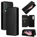 Struttura in fibra di carbonio Flip orizzontale magnetico Custodia in pelle TPU + PC + PU con slot per schede, For Motorola Edge 20, For Samsung Galaxy Z Fold3 5G, For OnePlus Nord 2 5G