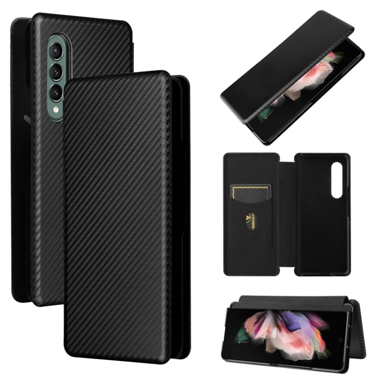 Struttura in fibra di carbonio Flip orizzontale magnetico Custodia in pelle TPU + PC + PU con slot per schede, For Motorola Edge 20, For Samsung Galaxy Z Fold3 5G, For OnePlus Nord 2 5G