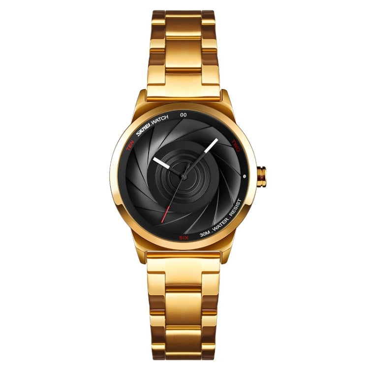 SKMEI 9210 Ladies Business Watch Semplice orologio al quarzo con quadrante 3D, For Ladies