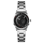 SKMEI 9210 Ladies Business Watch Semplice orologio al quarzo con quadrante 3D, For Ladies