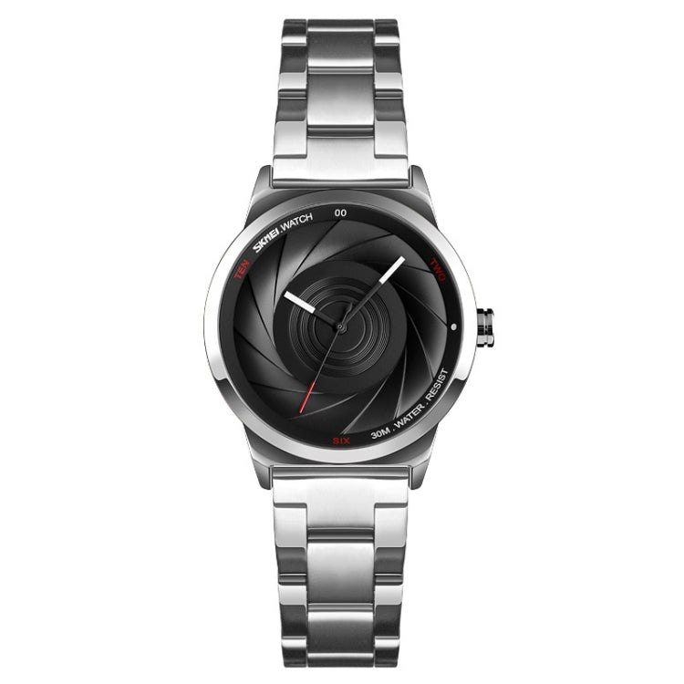 SKMEI 9210 Ladies Business Watch Semplice orologio al quarzo con quadrante 3D, For Ladies