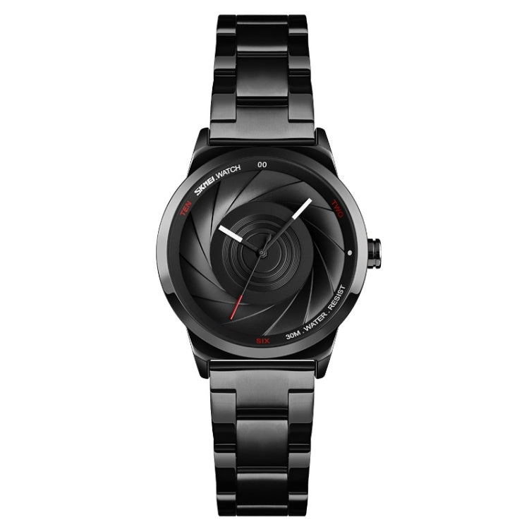 SKMEI 9210 Ladies Business Watch Semplice orologio al quarzo con quadrante 3D, For Ladies