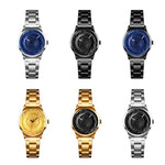 SKMEI 9210 Ladies Business Watch Semplice orologio al quarzo con quadrante 3D, For Ladies
