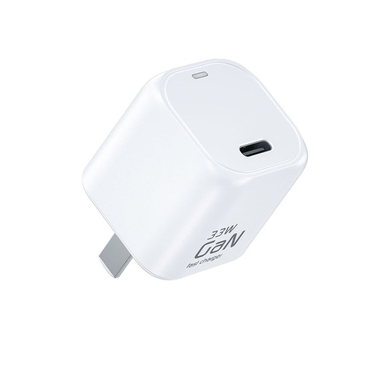 Mini caricabatterie rapido WK WP-U131 USB-C/Type-C GaN da 33 W, spina CN