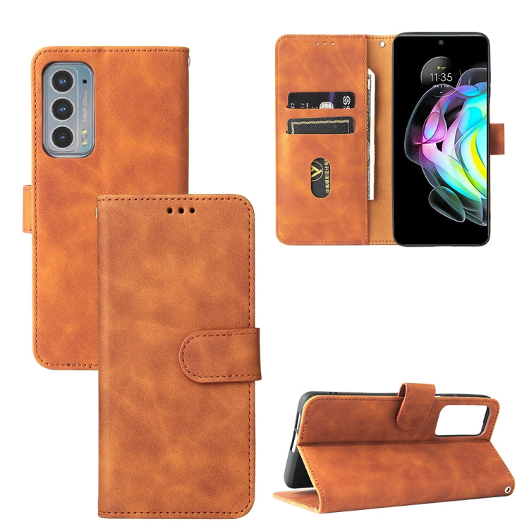Tinta unita Skin Feel Fibbia magnetica Flip orizzontale Custodia in pelle PU con struttura in vitello con supporto e slot per schede e portafoglio, For Motorola Edge 20, For Umidigi Power 5, For ZTE Blade A71, For ZTE Blade A51
