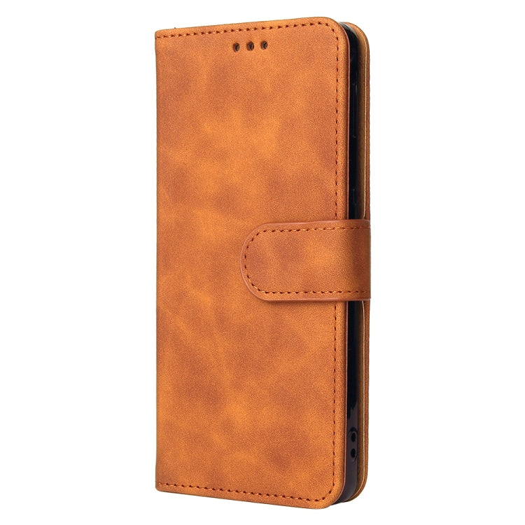 Tinta unita Skin Feel Fibbia magnetica Flip orizzontale Custodia in pelle PU con struttura in vitello con supporto e slot per schede e portafoglio, For Motorola Edge 20, For Umidigi Power 5, For ZTE Blade A71, For ZTE Blade A51