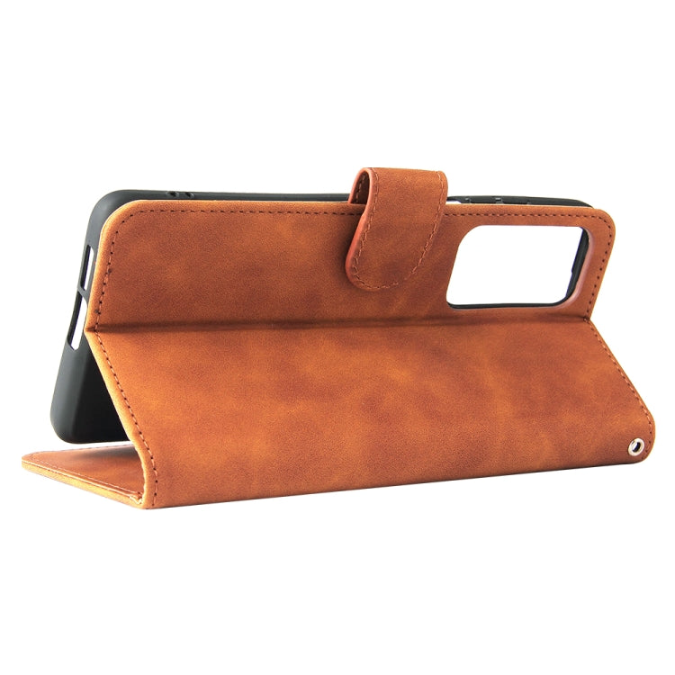 Tinta unita Skin Feel Fibbia magnetica Flip orizzontale Custodia in pelle PU con struttura in vitello con supporto e slot per schede e portafoglio, For Motorola Edge 20, For Umidigi Power 5, For ZTE Blade A71, For ZTE Blade A51