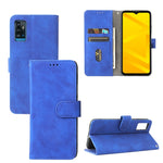 Tinta unita Skin Feel Fibbia magnetica Flip orizzontale Custodia in pelle PU con struttura in vitello con supporto e slot per schede e portafoglio, For Motorola Edge 20, For Umidigi Power 5, For ZTE Blade A71, For ZTE Blade A51